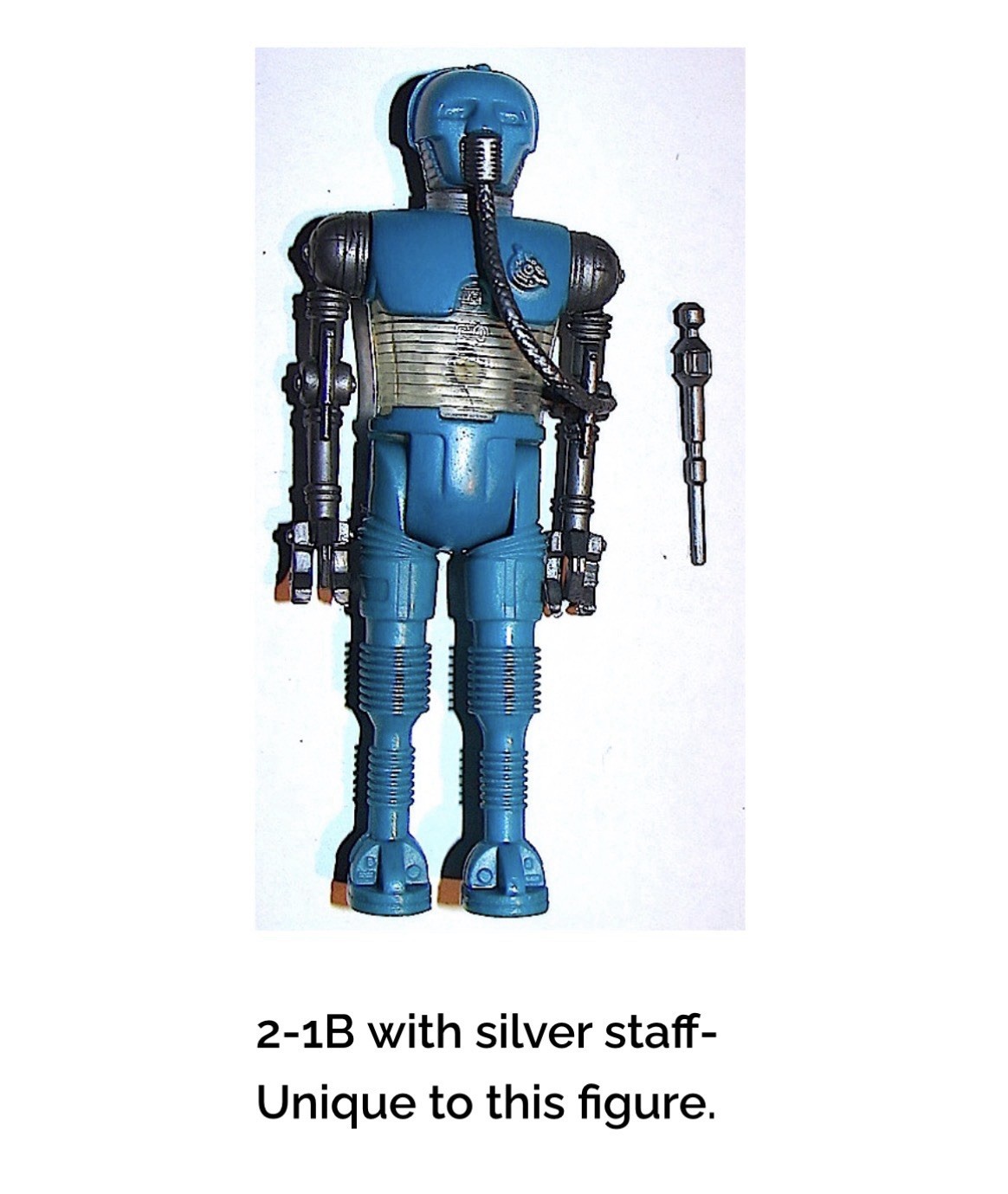 Vintage Star Wars 2-1B Medical Droid Staff Accessory ONLY Original 1980 Kenner. Vintage Star Wars 2-1B Medical Droid Staff Accessory ONLY Original 1980 Kenner.