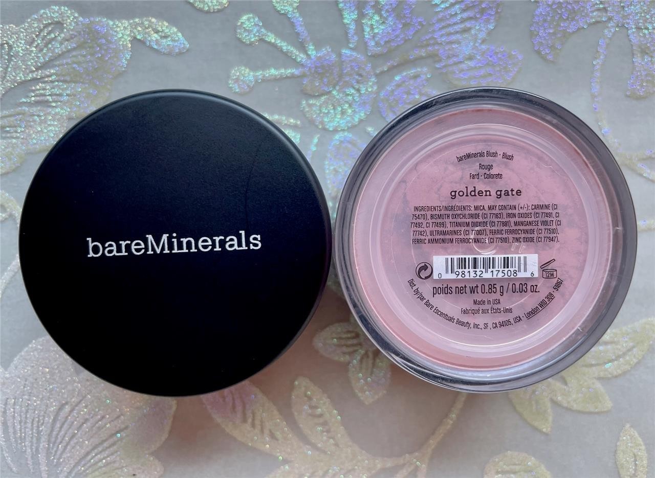 ** bareMinerals GOLDEN GATE Loose Powder Blush .85g XL ~ NEW/SEALED