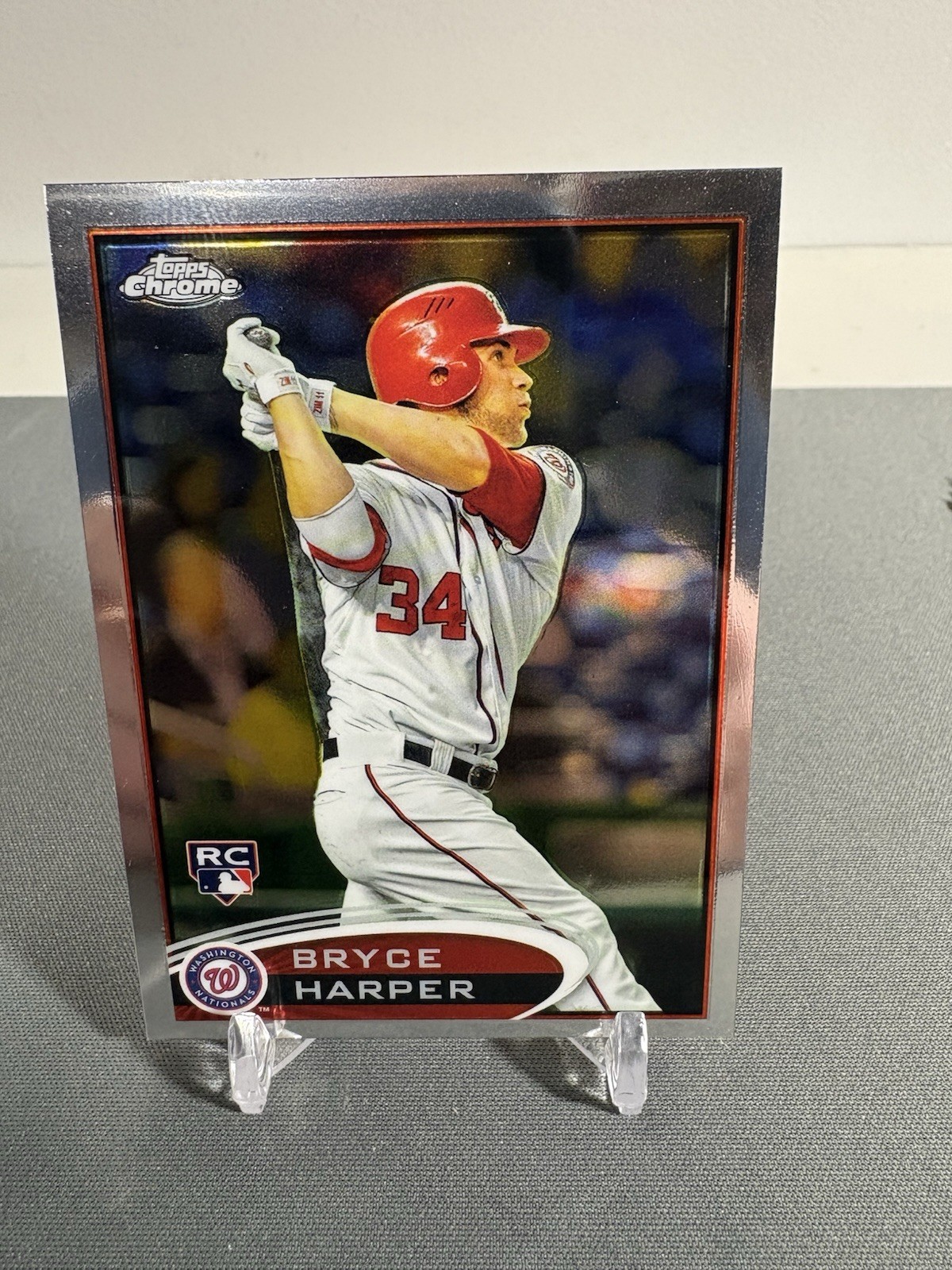 2012 Topps Chrome Bryce Harper #196 Batting RC