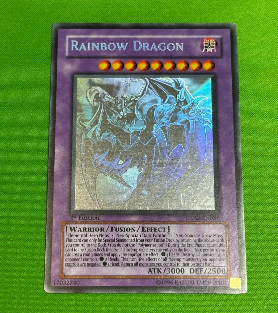 Rainbow Dragon (Misprint) - GLAS-EN036 - Ghost Rare - 1st Edition Rainbow Dragon (Misprint) - GLAS-EN036 - Ghost Rare - 1st Edition