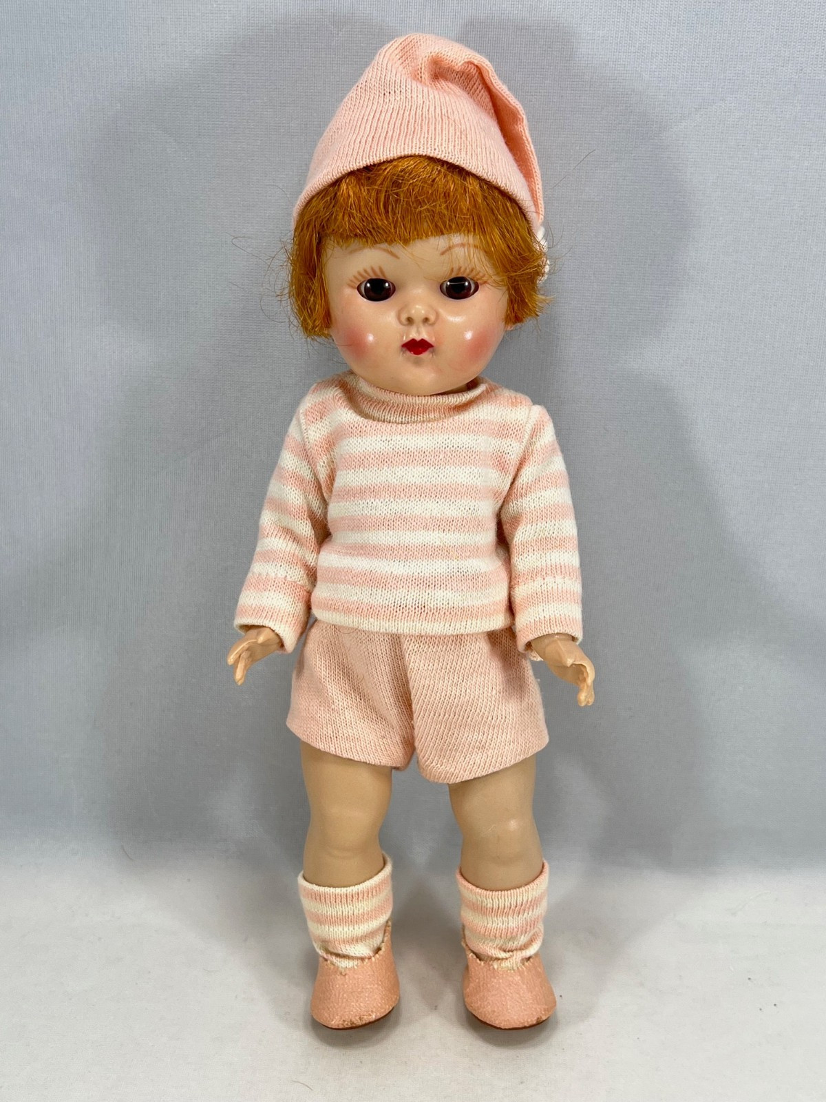 Vogue Strung Ginny in 1950s Brother Pink Outfit