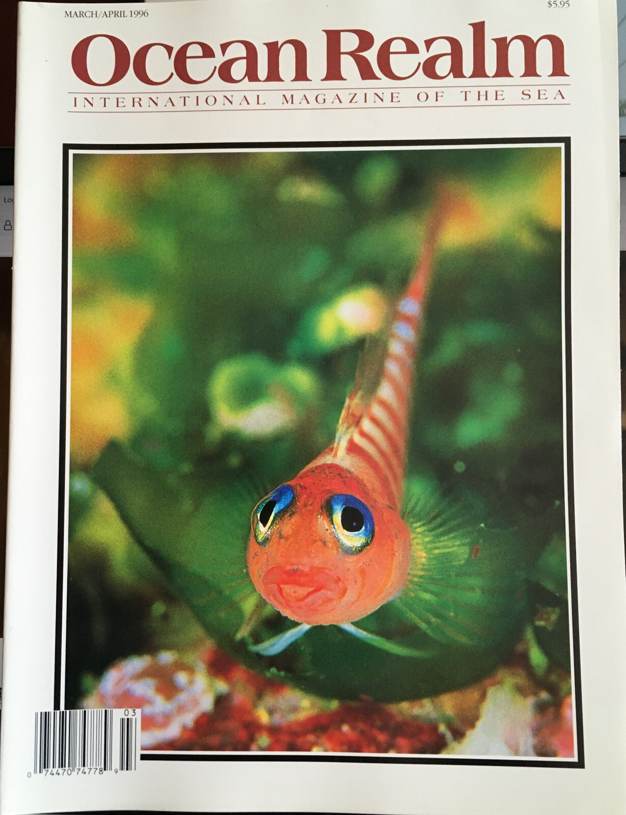 Ocean Realm International Magazine of the Sea March/April 1996 Ocean Realm International Magazine of the Sea March/April 1996