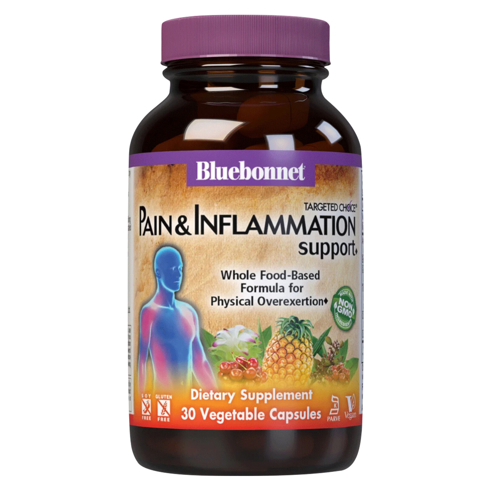 Bluebonnet Targeted Choice Pain & Inflammation Support 30 Veg Capsules