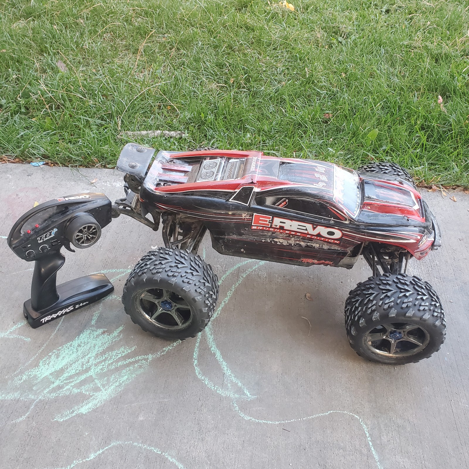 Traxxas E-Revo 1.0 1/8 Brushless 6s RC Car 4x4 Basher E Revo