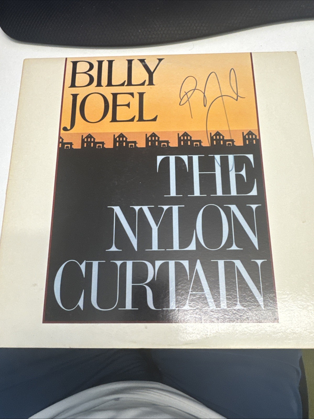 Billy Joel Music Legend Signed Autographed The Nylon Curtain Vinyl Album Billy Joel Music Legend Signed Autographed The Nylon Curtain Vinyl Album