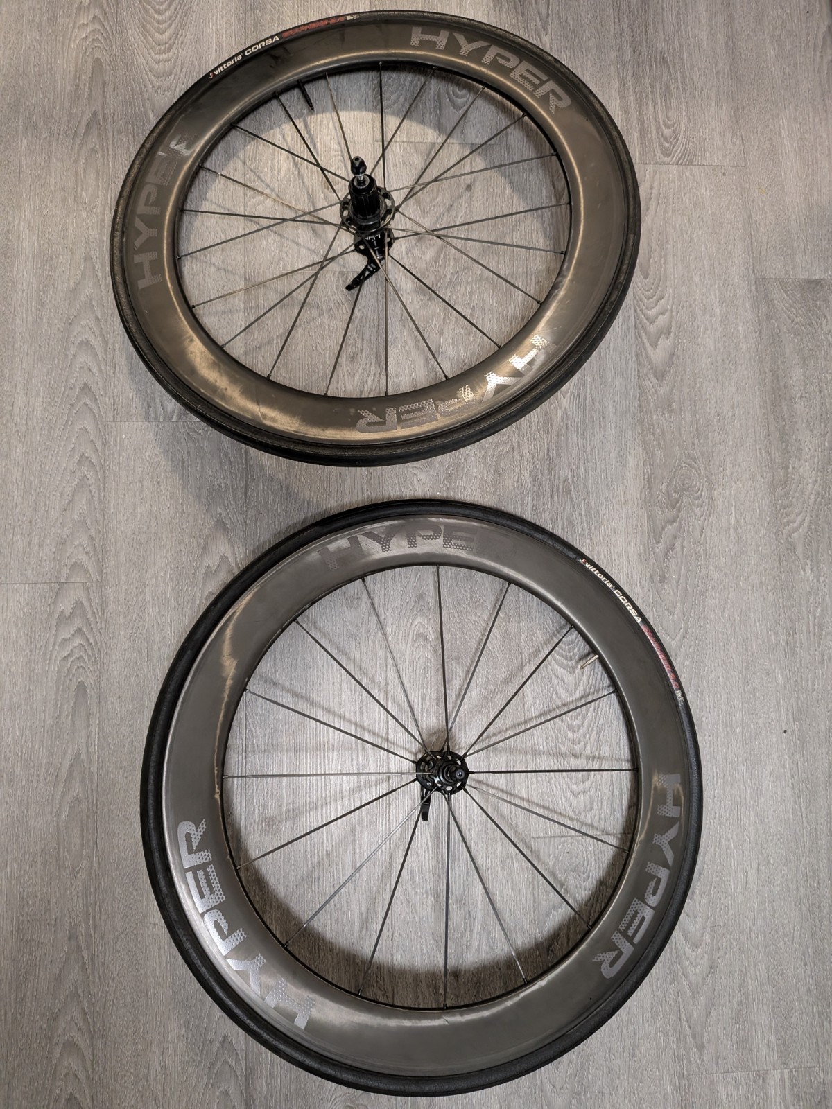 Lún Winspace HYPER 65mm Rim Brake Wheelset With tubes And Tires Lún Winspace HYPER 65mm Rim Brake Wheelset With tubes And Tires