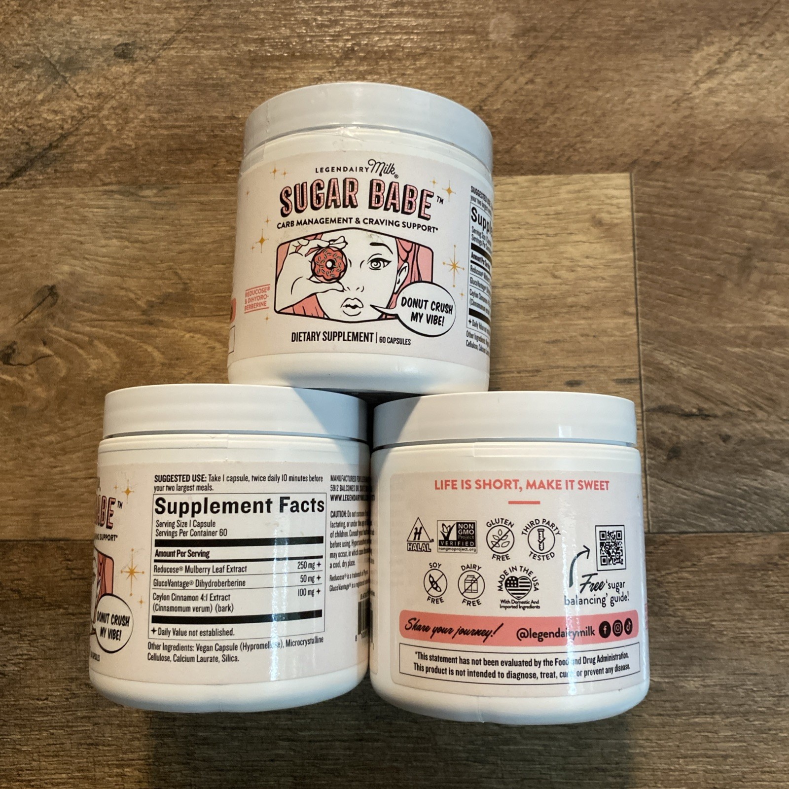 3X Legendary Milk Sugar Babe Carb Management Supplement 60 Capsules Each 2/2027 3X Legendary Milk Sugar Babe Carb Management Supplement 60 Capsules Each 2/2027