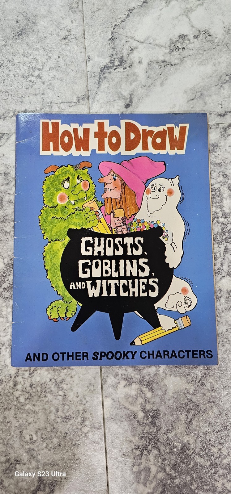 Vintage 1982 drawing book: How To Draw Ghosts Goblins Witches 1982 Halloween Gif Vintage 1982 drawing book: How To Draw Ghosts Goblins Witches 1982 Halloween Gif