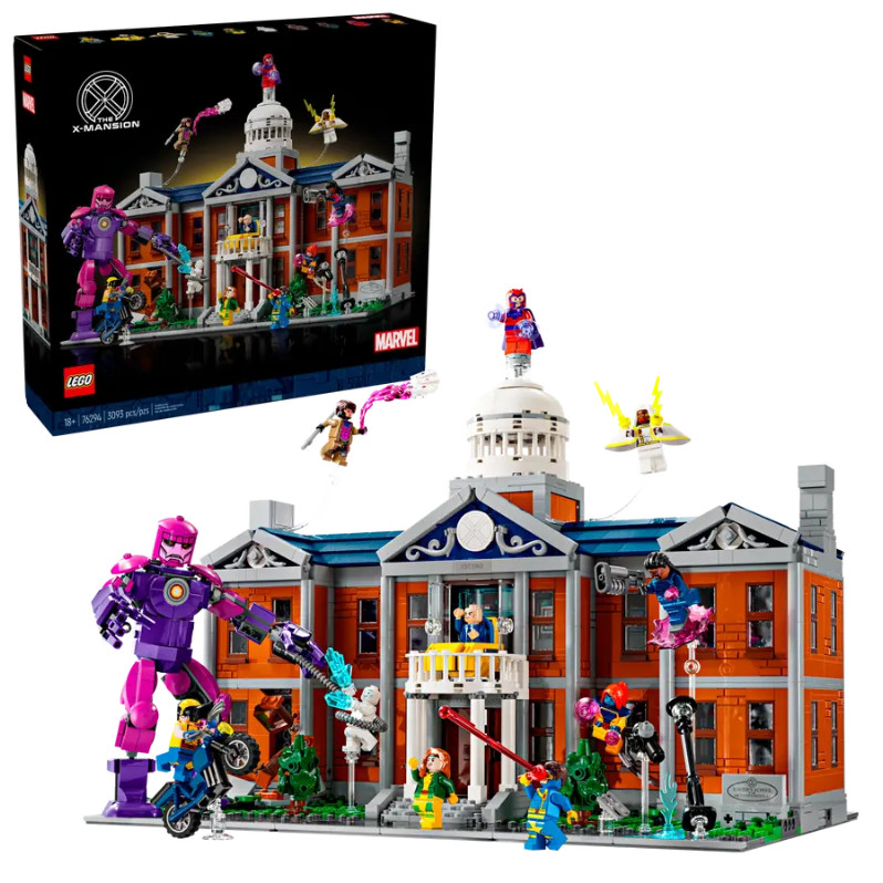 LEGO 76294 Marvel X-Men: The X-Mansion NEW SEALED 2024 Modular 10 Minifigures.