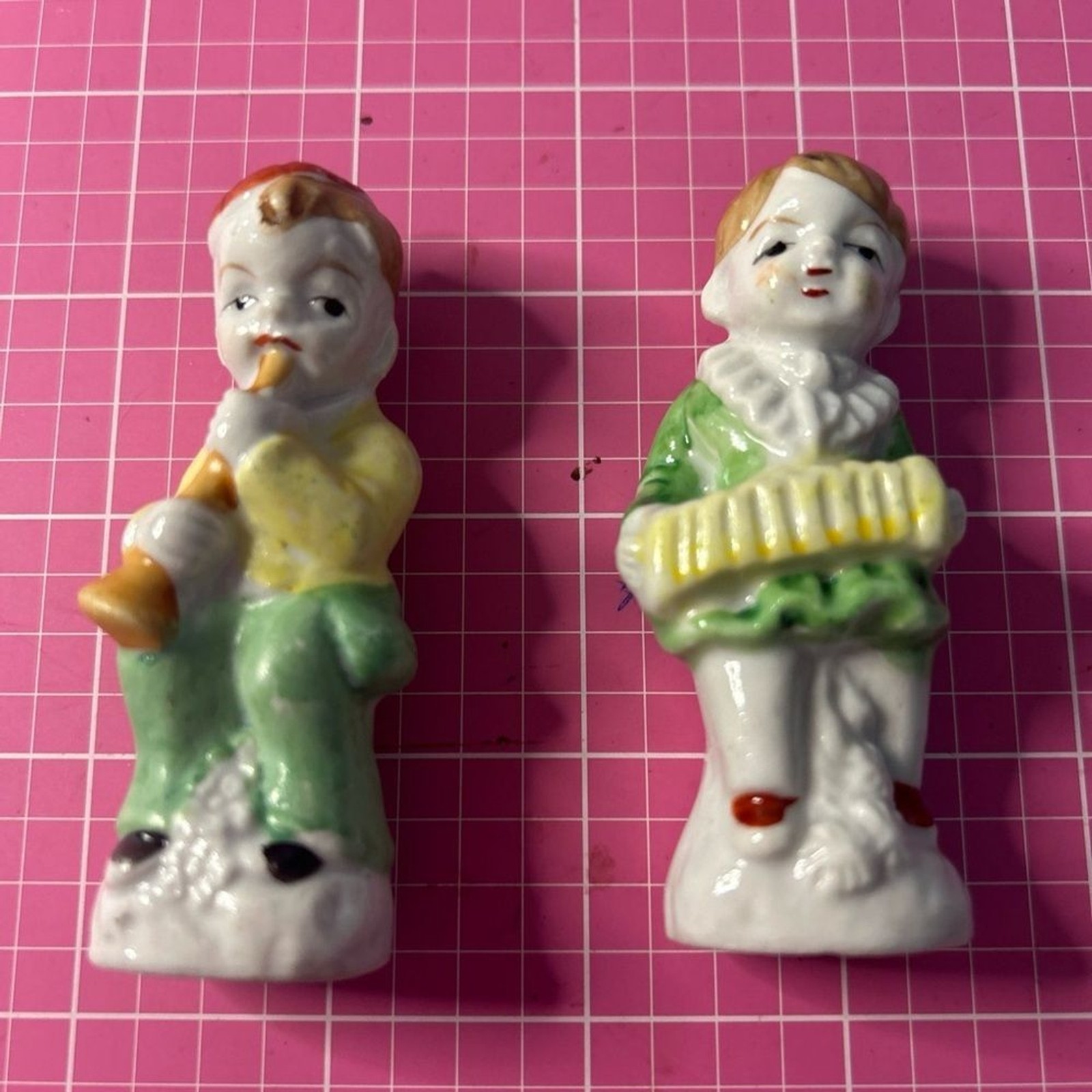 Vintage Ceramic Musician Figurines