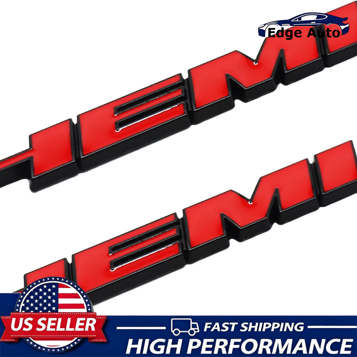2Pcs 3D Fender Side Door Badge For Charger Challenger Hemi Emblem Black Red 2Pcs 3D Fender Side Door Badge For Charger Challenger Hemi Emblem Black Red