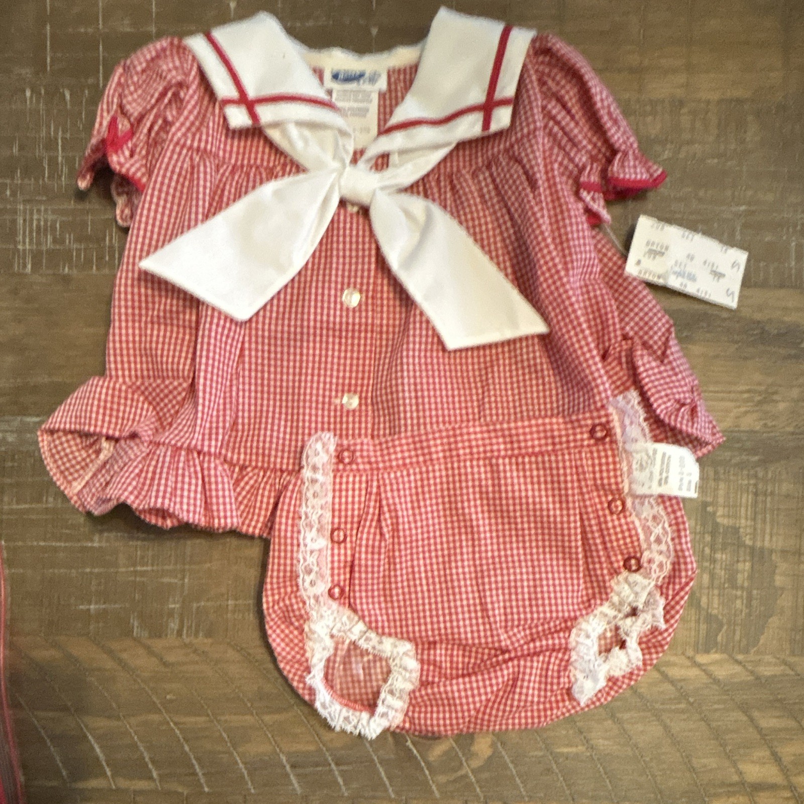 Vintage 1970 Hemphill-Wells Toddler Sailor Diaper Dress Bryan Baby New With Tags Vintage 1970 Hemphill-Wells Toddler Sailor Diaper Dress Bryan Baby New With Tags