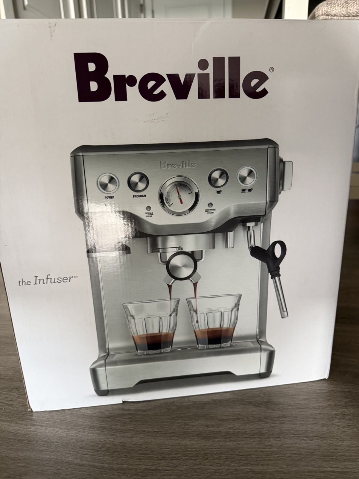 Upgraded Breville BES840XL Infuser Espresso Machine