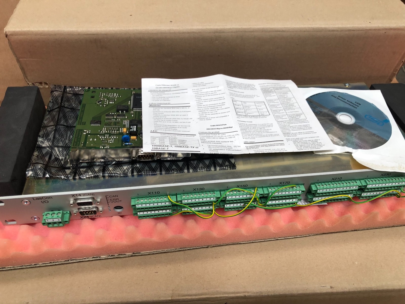 CAN-Control-I/O Digital Inputs and Outputs -Plug-in Case 64 I/O esd electronics