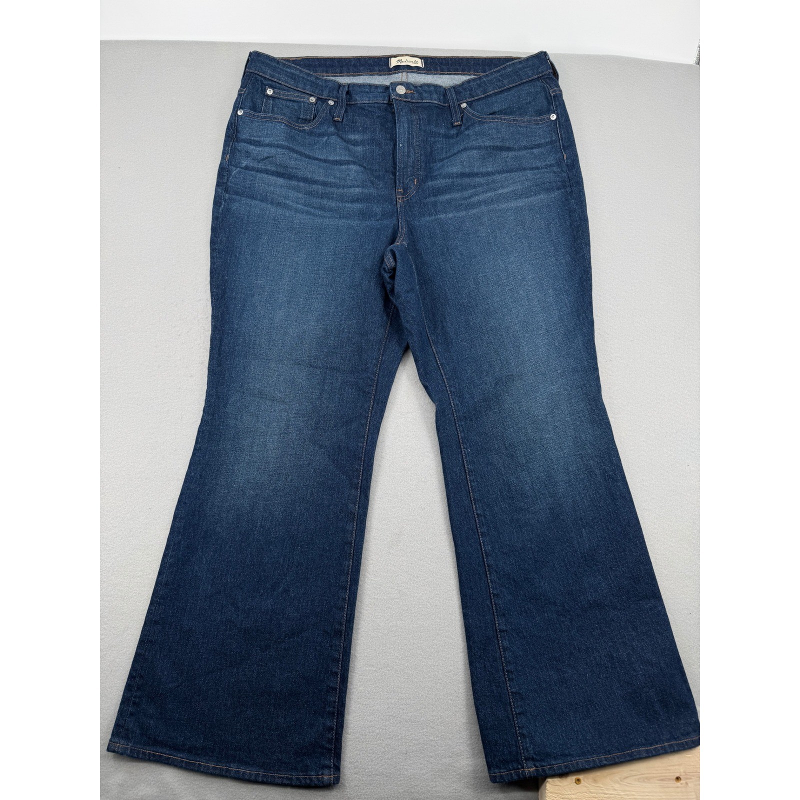Madewell The Perfect Vintage Flare Jean Womens 20W Dark Indigo High Rise Denim