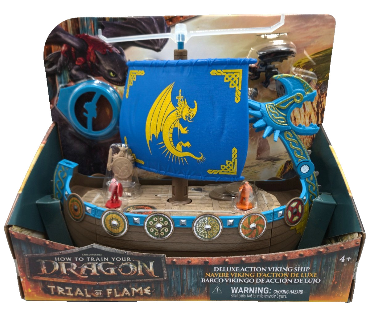 DreamWorks Dragons - How to Train Your Dragon Transforming Viking Ship