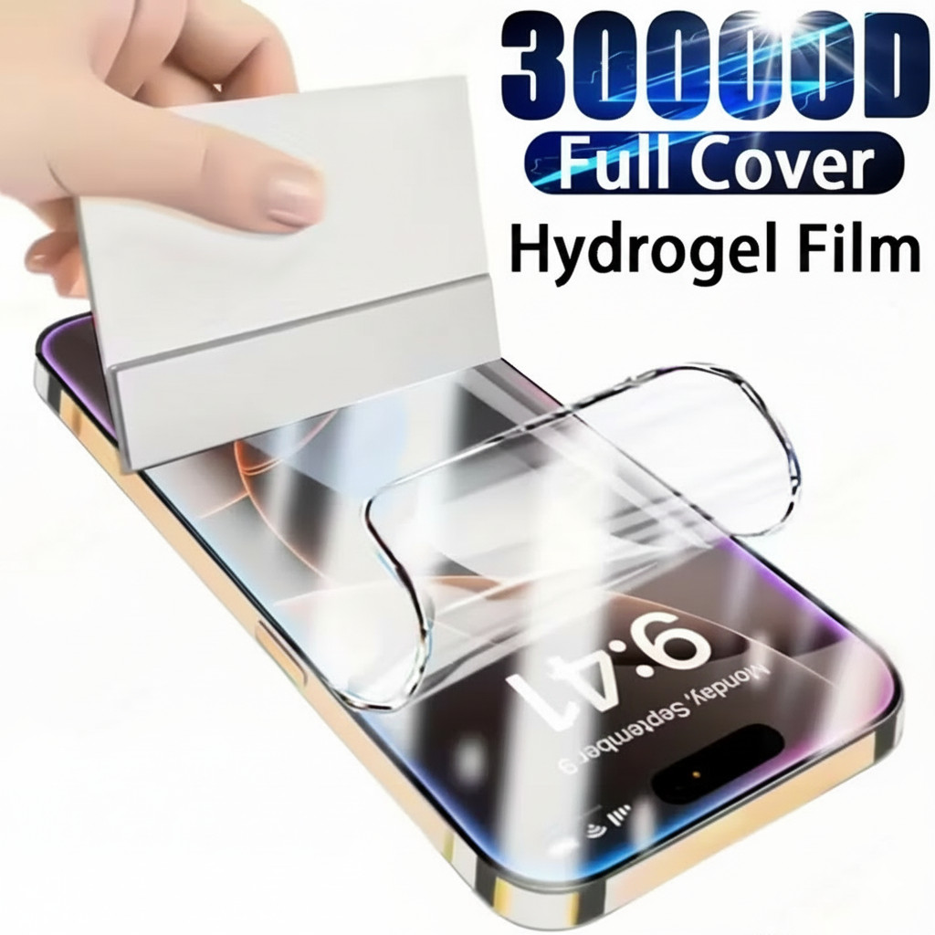 2Pcs Hydrogel Film Screen Protector for iPhone 17 / 16 Series, Easy Installtion 2Pcs Hydrogel Film Screen Protector for iPhone 17 / 16 Series, Easy Installtion