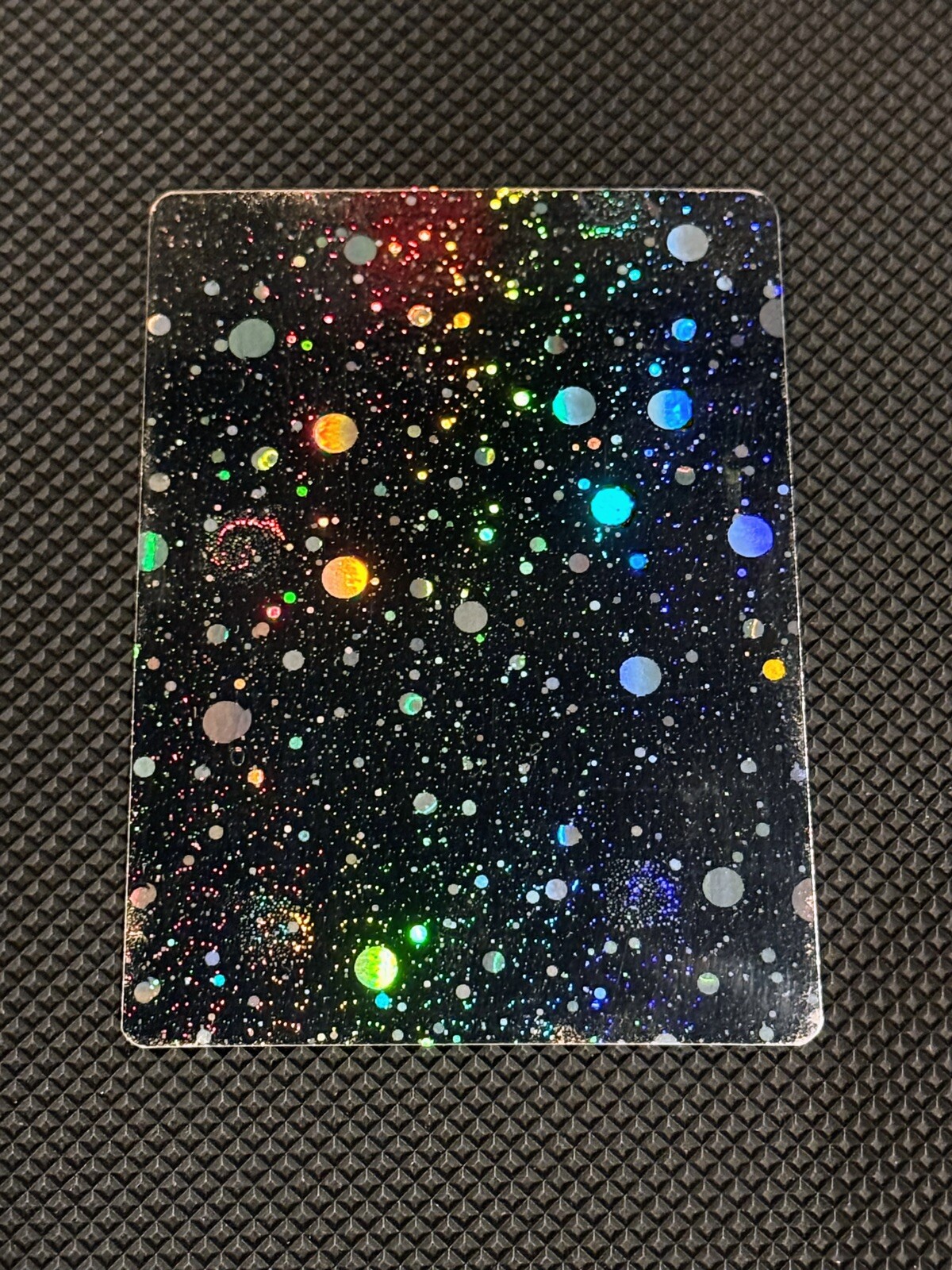 Authentic Blank Pokémon Holographic Card w Cosmos Holo Pattern (High Quality)