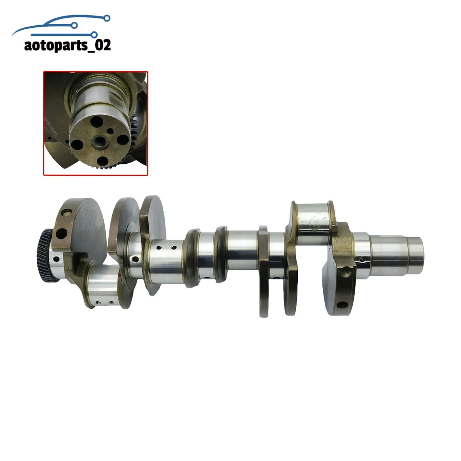 New Crankshaft w/ Gear 8C3Z6303A For 2008-2010 Ford F-250 F-350 F-450 F-550 6.4L
