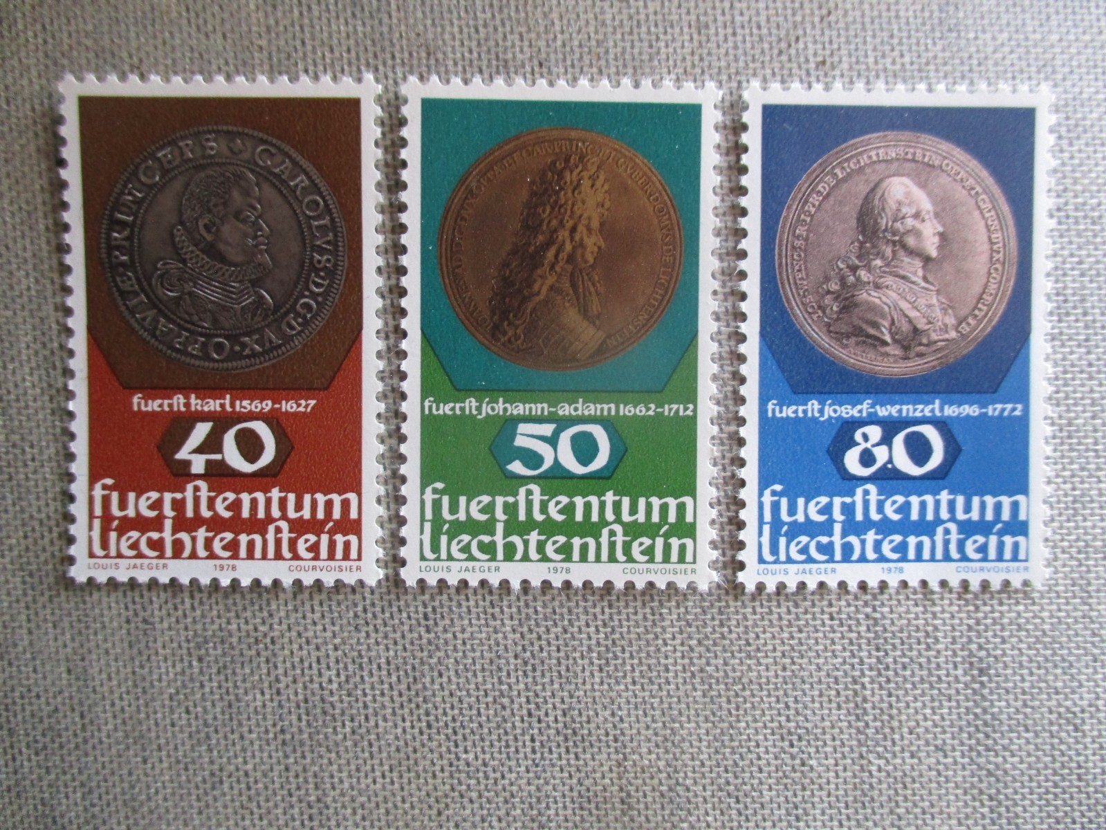 Liechtenstein, Scott# 654-656, MNH Liechtenstein, Scott# 654-656, MNH