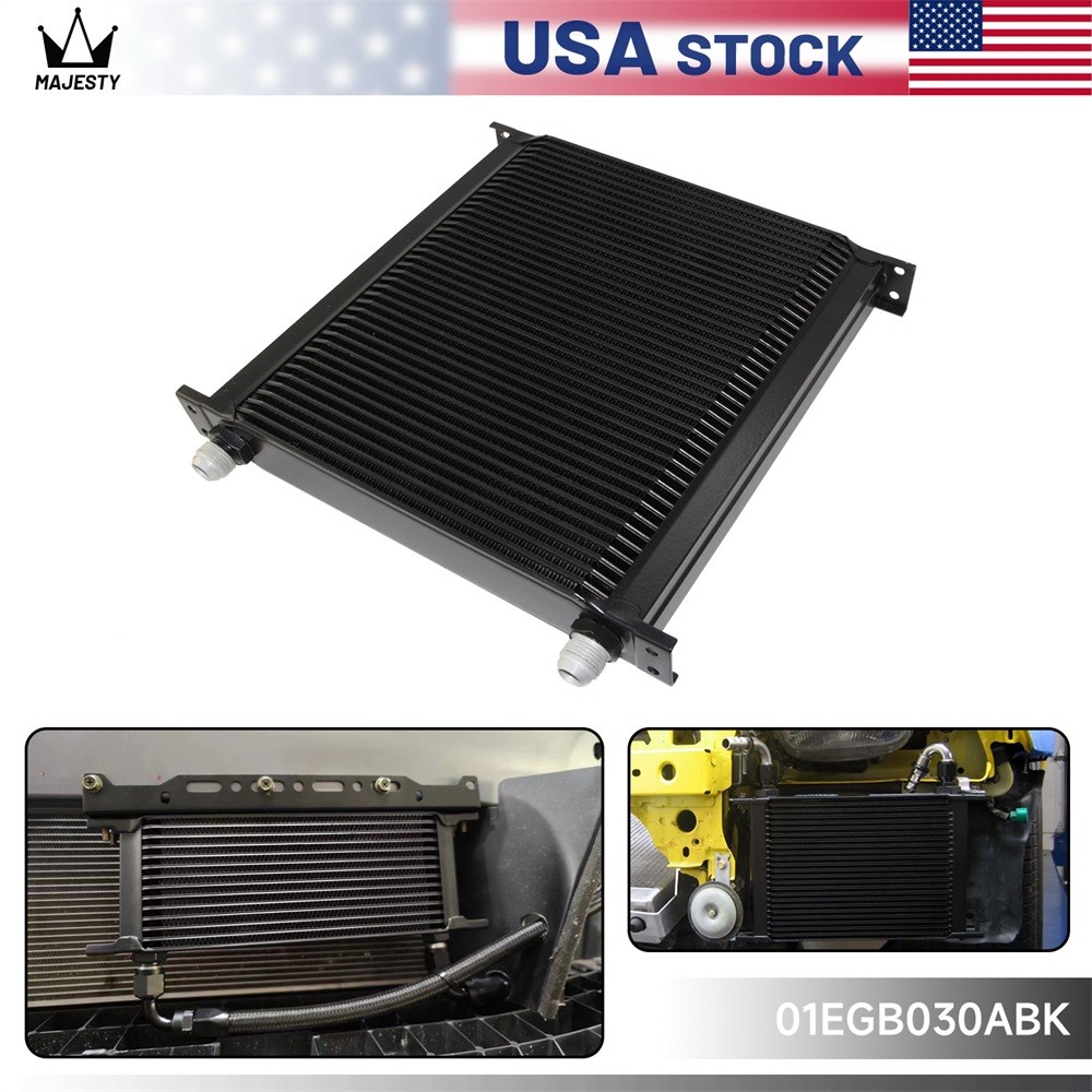 40 Row AN10 Universal Aluminum Engine Transmission 248MM 7/8-14 UNF Oil Cooler 40 Row AN10 Universal Aluminum Engine Transmission 248MM 7/8-14 UNF Oil Cooler