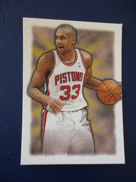1996-97 Fleer Ultra Rising Stars Grant Hill #4 HOF Canvas No Foil 1996-97 Fleer Ultra Rising Stars Grant Hill #4 HOF Canvas No Foil