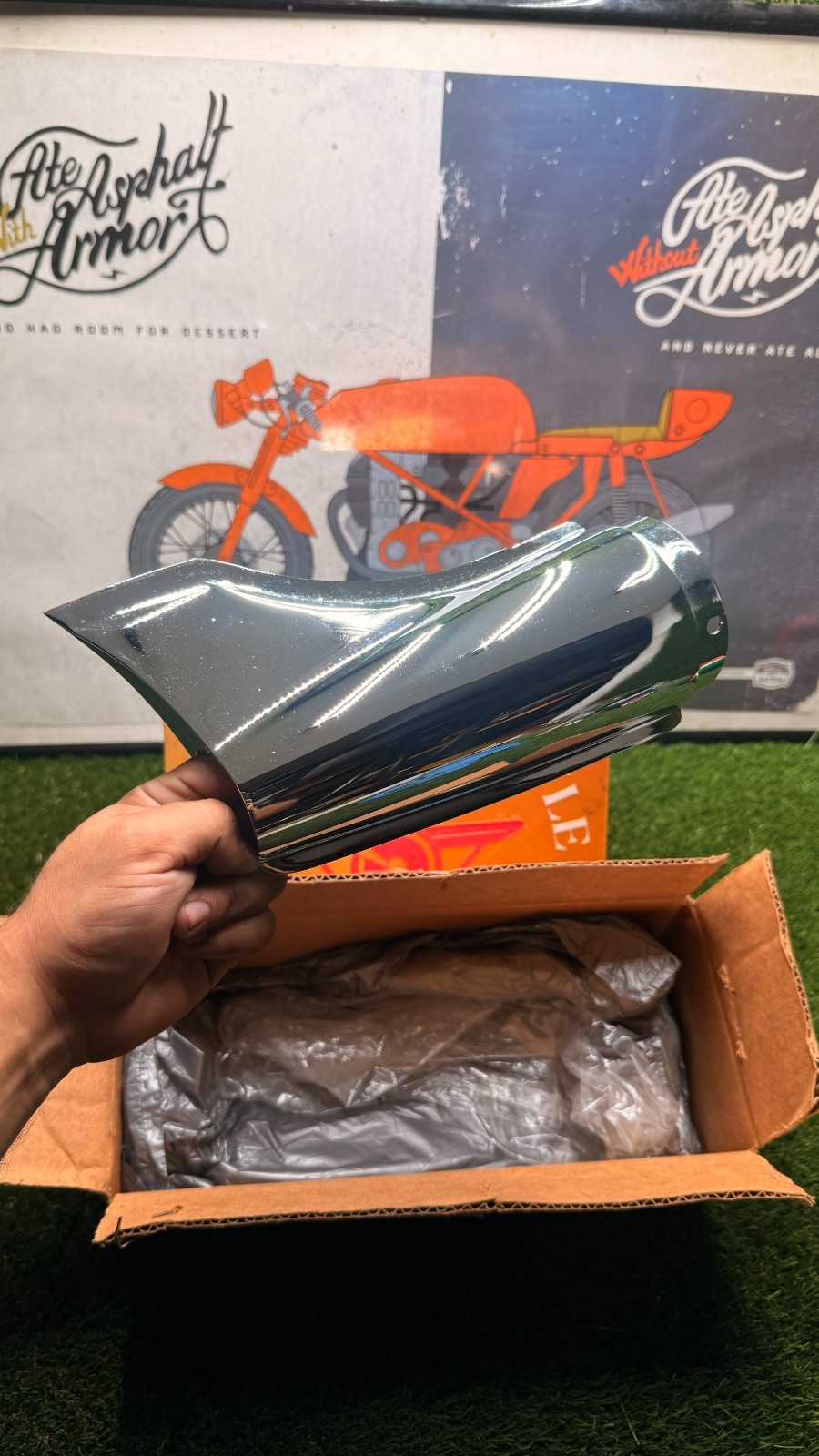 SuperTrapp Kerker Chrome Fishtail Exhaust Muffler End Cap Tip 3.5\