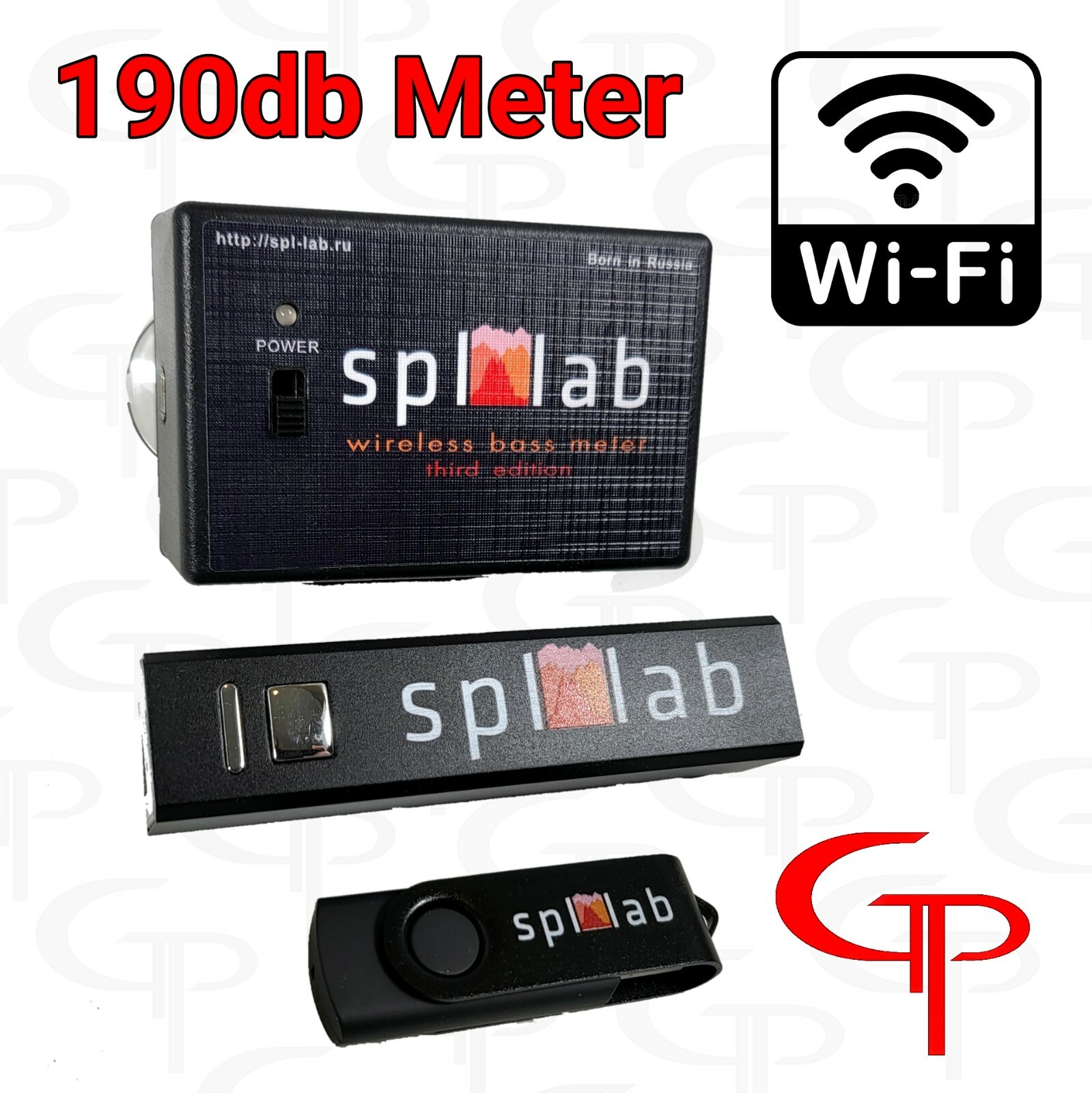 SPL LAB WiFi Bass db Meter (third edition) Sound Pressure measuring device SPL LAB WiFi Bass db Meter (third edition) Sound Pressure measuring device