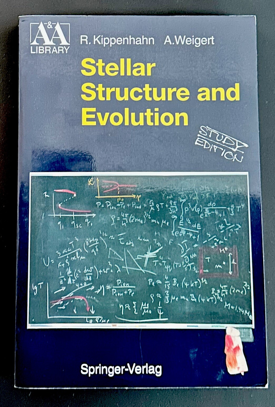 Stellar Structure & Evolution Kippenhahn 1990 1st Ed PB VG Springer Astrophysics