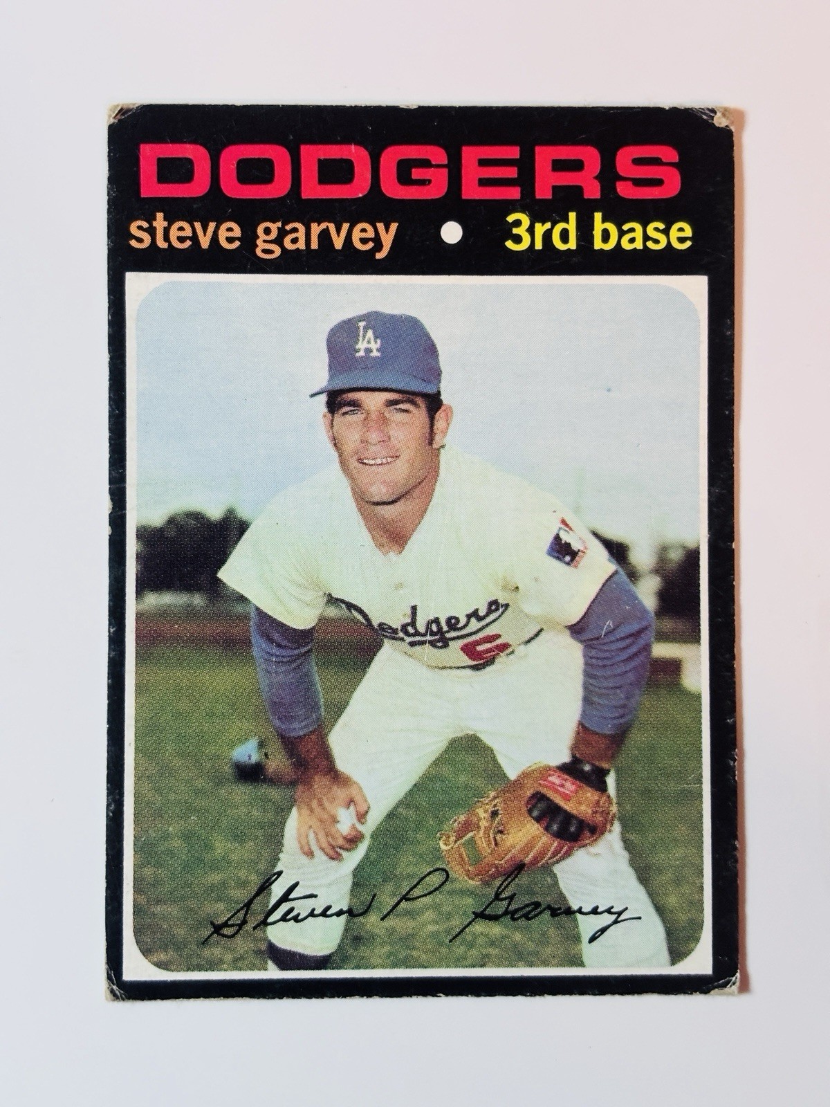 1971 Topps Steve Garvey #341 Rookie RC Los Angeles Dodgers Vintage Baseball PB