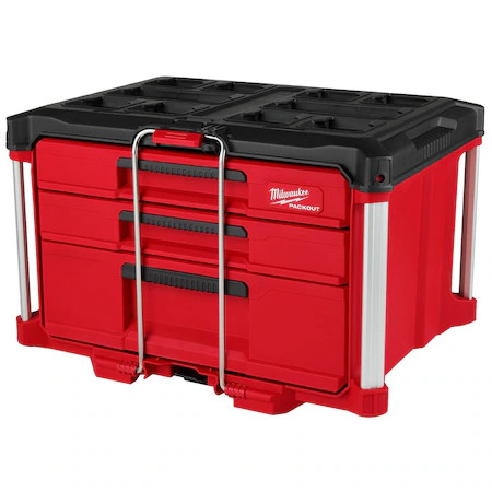 Milwaukee Tool 48-22-8447 Packout Multi-Depth 3-Drawer Tool Box, Polypropylene, Milwaukee Tool 48-22-8447 Packout Multi-Depth 3-Drawer Tool Box, Polypropylene,