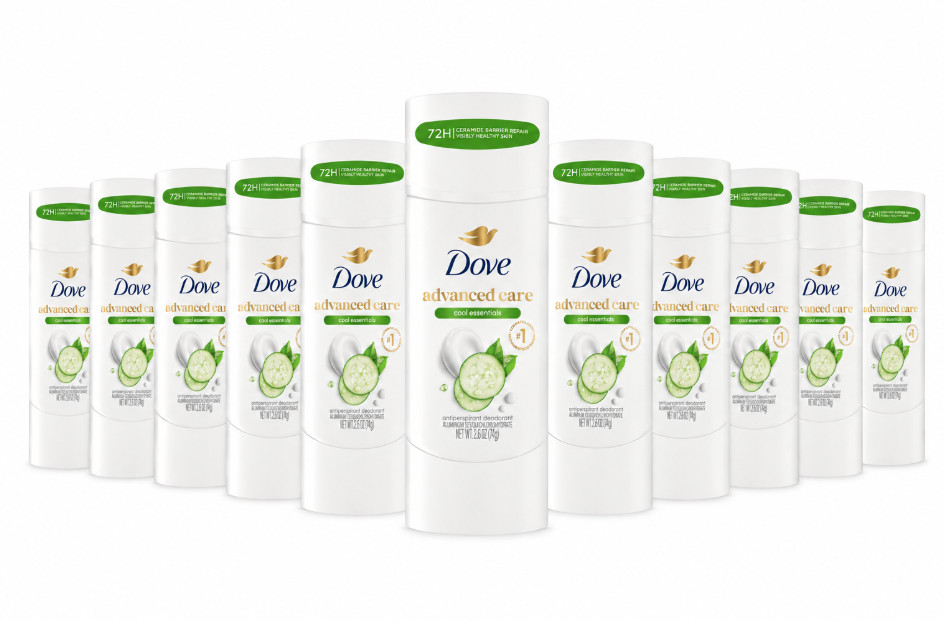 Dove Advanced Care Cool Essentials 72HR Antiperspirant Deodorant 2.6oz 12 Pack