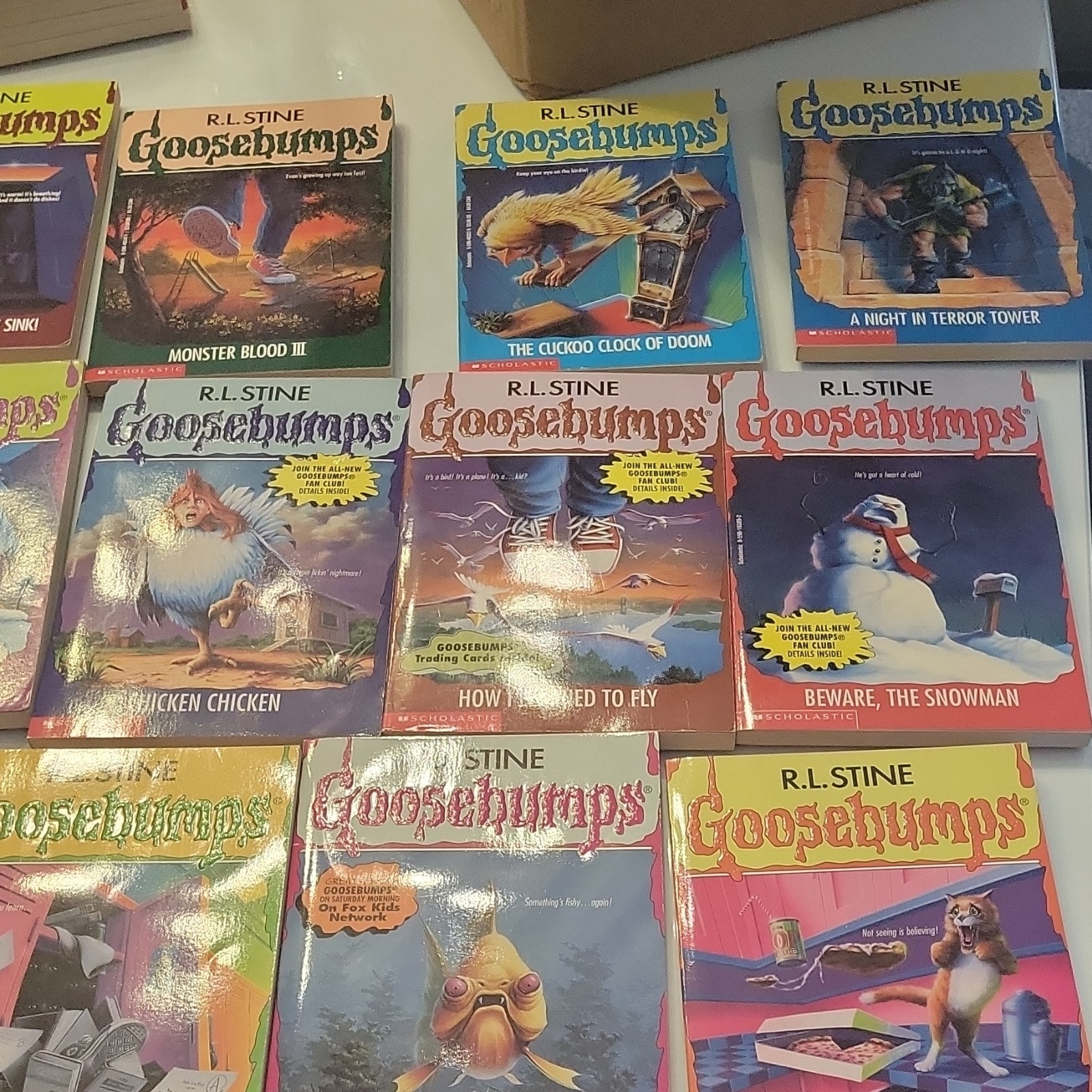R.L. Stine Goosebumps Paperback Lot 62 Books Entire Set Like New Ages 9-12 R.L. Stine Goosebumps Paperback Lot 62 Books Entire Set Like New Ages 9-12