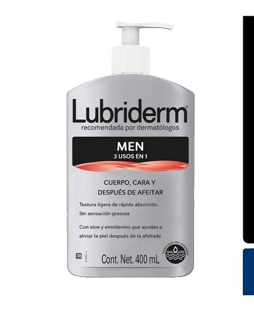 2 X Body Cream Lubriderm For Men 400 ml Each