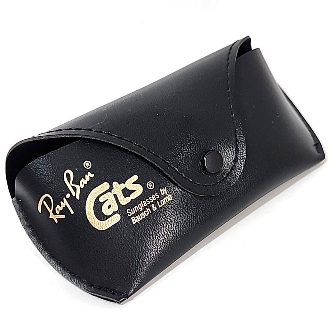 Vintage Ray-Ban Cats Sunglasses Case ONLY Black Bausch & Lomb B&L 80s Rare