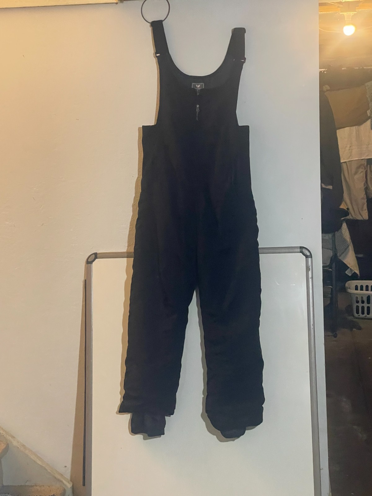 White Sierra Women’s S Black Insulated Ski Snow Bib Overalls Snowboard Pants