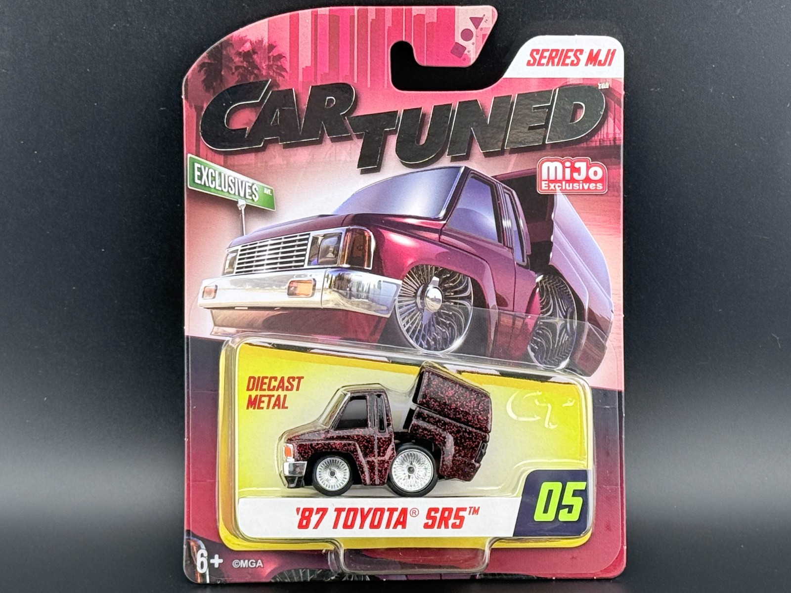 CarTuned 1987 Toyota SR5 Burgundy #05 Mijo Exclusive Series 1 1/64