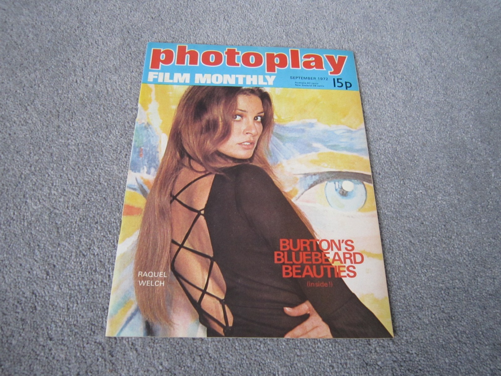Photoplay magazine,September 1972, Raquel Welch ,Bluebeard