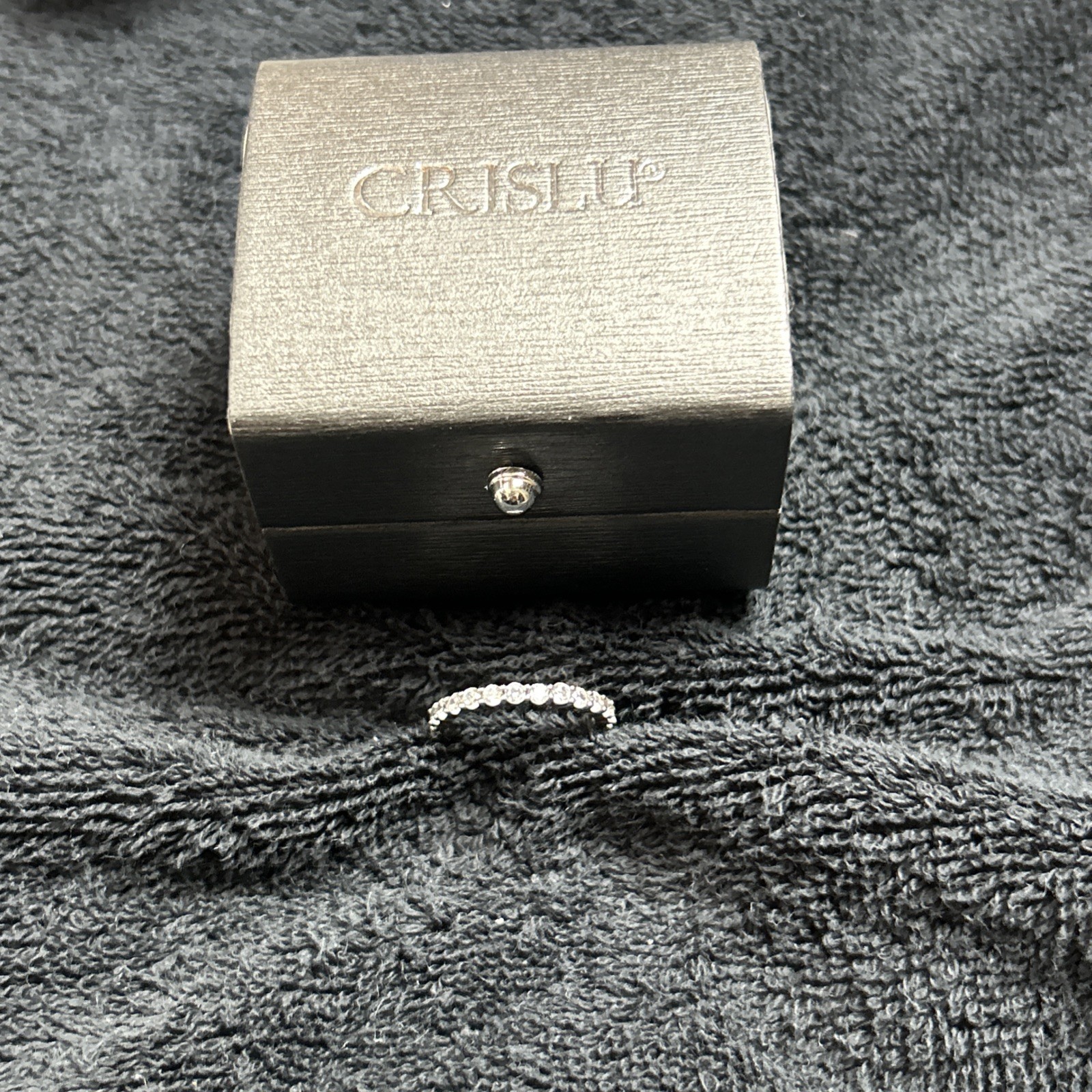 Crislu Cubic Zirconia Sterling Silver Ring Jewelry New Size 7 Crislu Cubic Zirconia Sterling Silver Ring Jewelry New Size 7