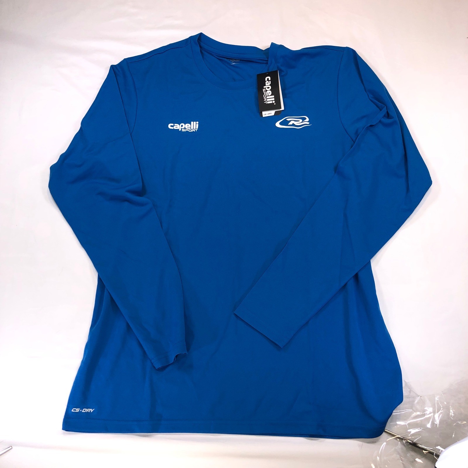 Capelli Sport Rush Core Long Sleeve Training Top Mens XL Blue CS-Dry Soccer Tee Capelli Sport Rush Core Long Sleeve Training Top Mens XL Blue CS-Dry Soccer Tee