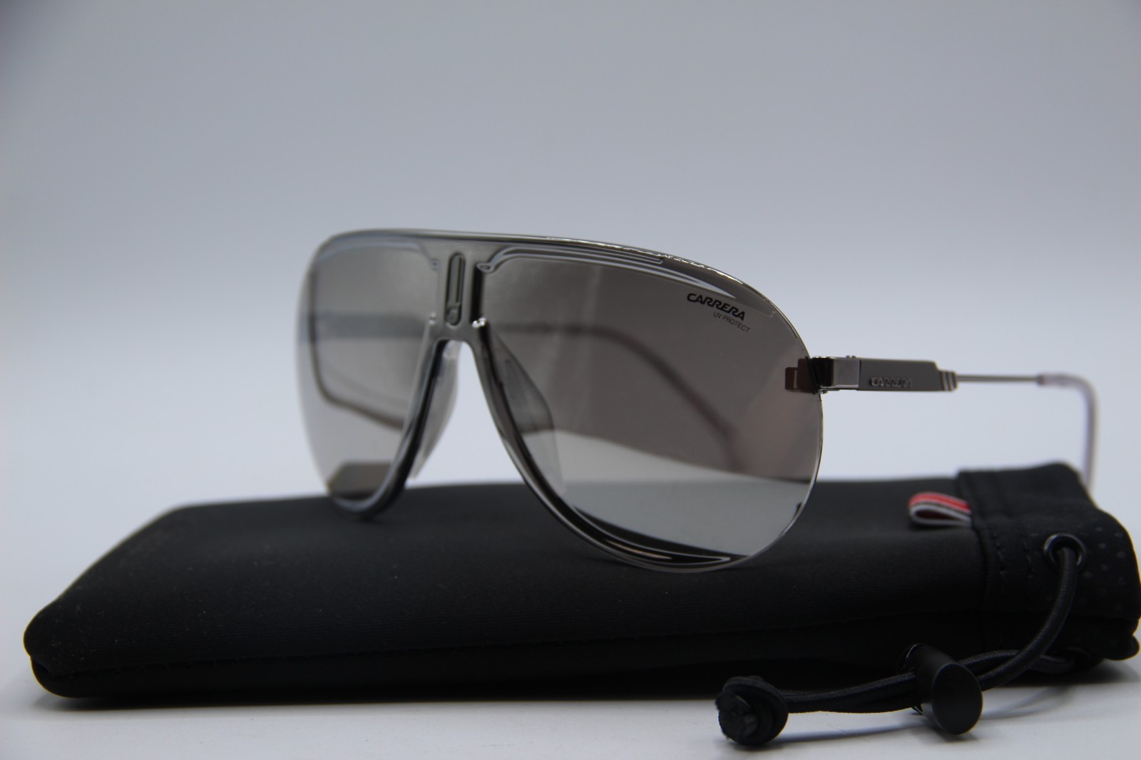 NEW CARRERA SUPERCHAMPION 6LBT4 CLEAR MIRRORED AUTHENTIC FRAMES EYEGLASSES 99-01