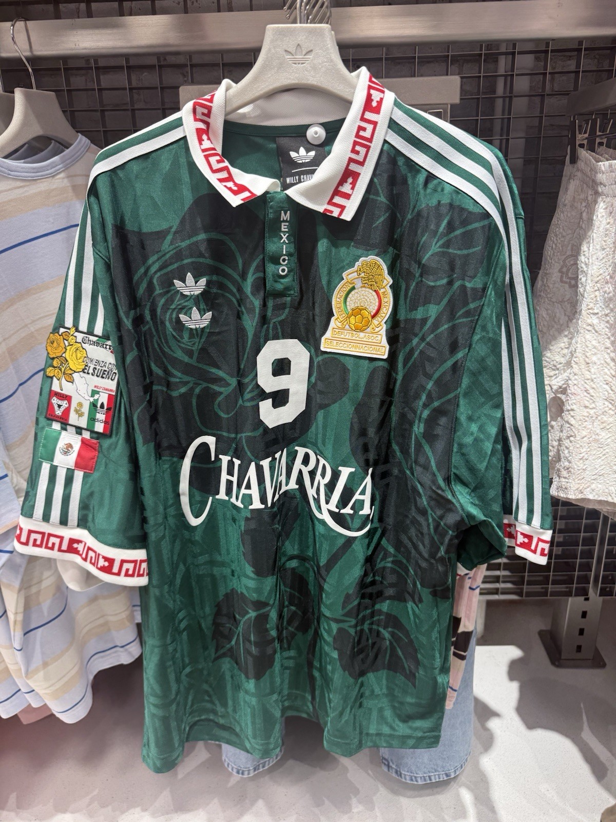 Adidas Willy Chavarria Soccer Jersey in Green - Size M
