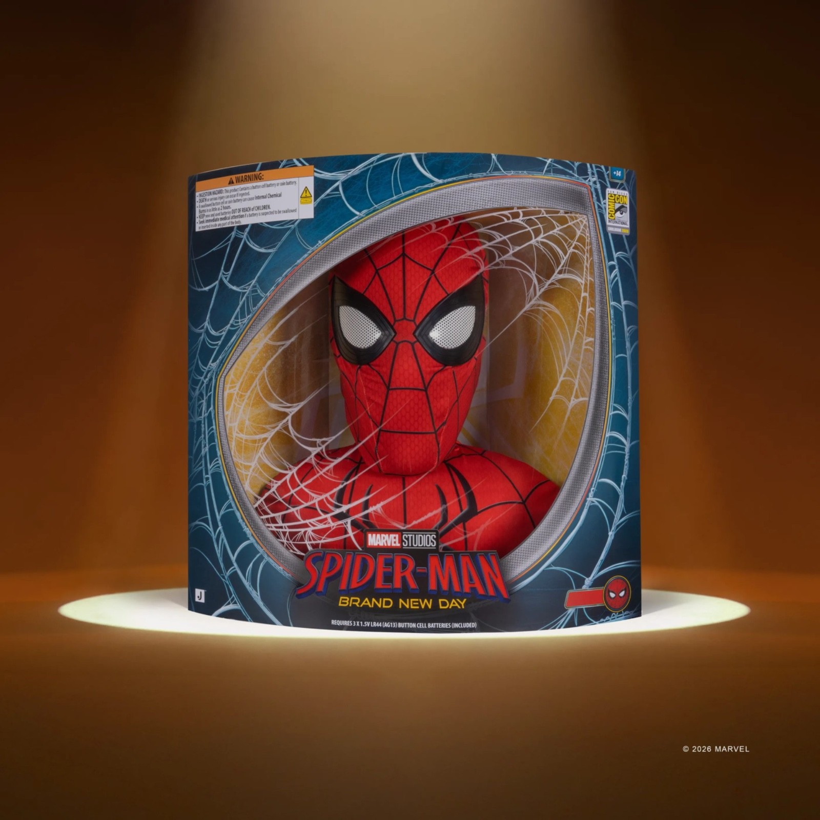 COMIC CON SDCC 2026 JAZWARES SPIDER-MAN BRAND NEW DAY EXCLUSIVE MASK & TOP SET COMIC CON SDCC 2026 JAZWARES SPIDER-MAN BRAND NEW DAY EXCLUSIVE MASK & TOP SET