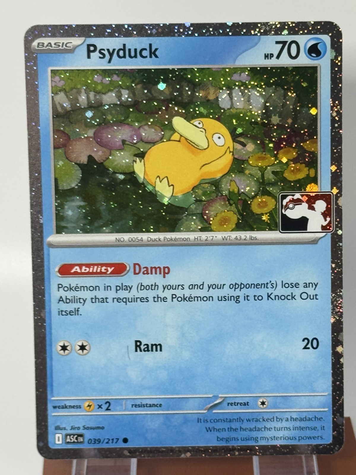 Psyduck (Cosmos Holo) 039/217 Prize Pack Series 9 Pokemon Psyduck (Cosmos Holo) 039/217 Prize Pack Series 9 Pokemon