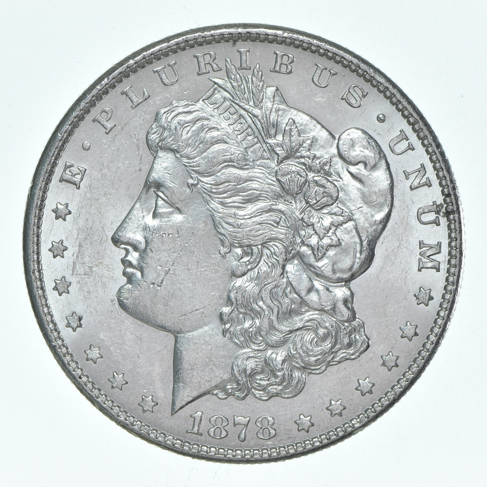 BU/Unc 1878-S Morgan Silver Dollar (1 coin)