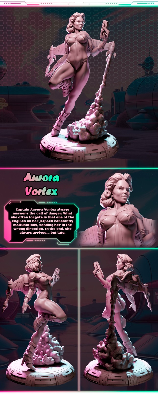 Aurora Vortex | Ladies of Nuke City | 75mm Aurora Vortex | Ladies of Nuke City | 75mm