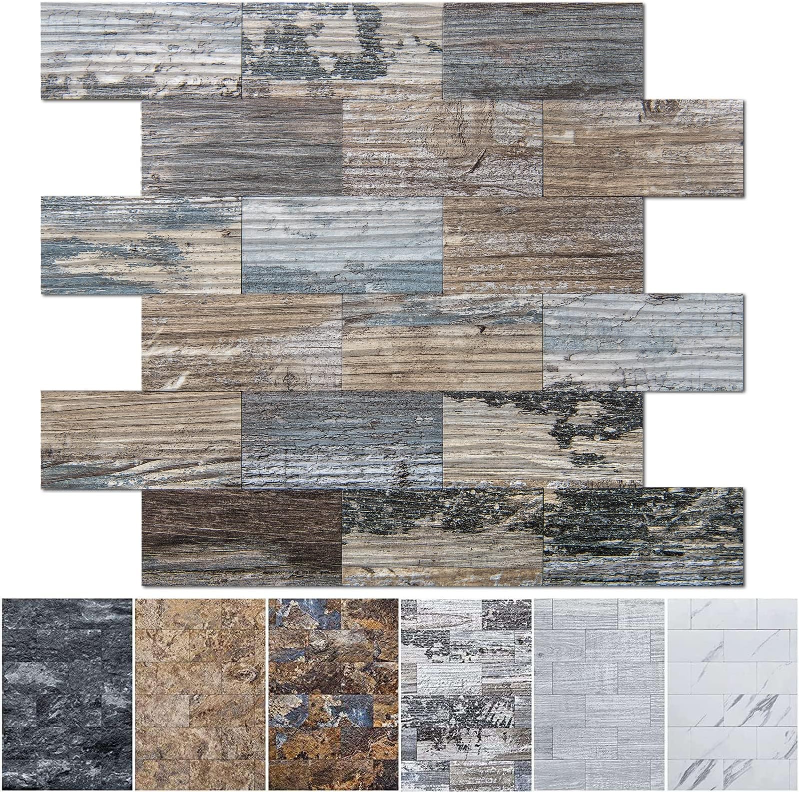 Art3d 10-Sheet Peel and Stick Backsplash PVC Wall Tile, Stickon Tile for Kitc... Art3d 10-Sheet Peel and Stick Backsplash PVC Wall Tile, Stickon Tile for Kitc...