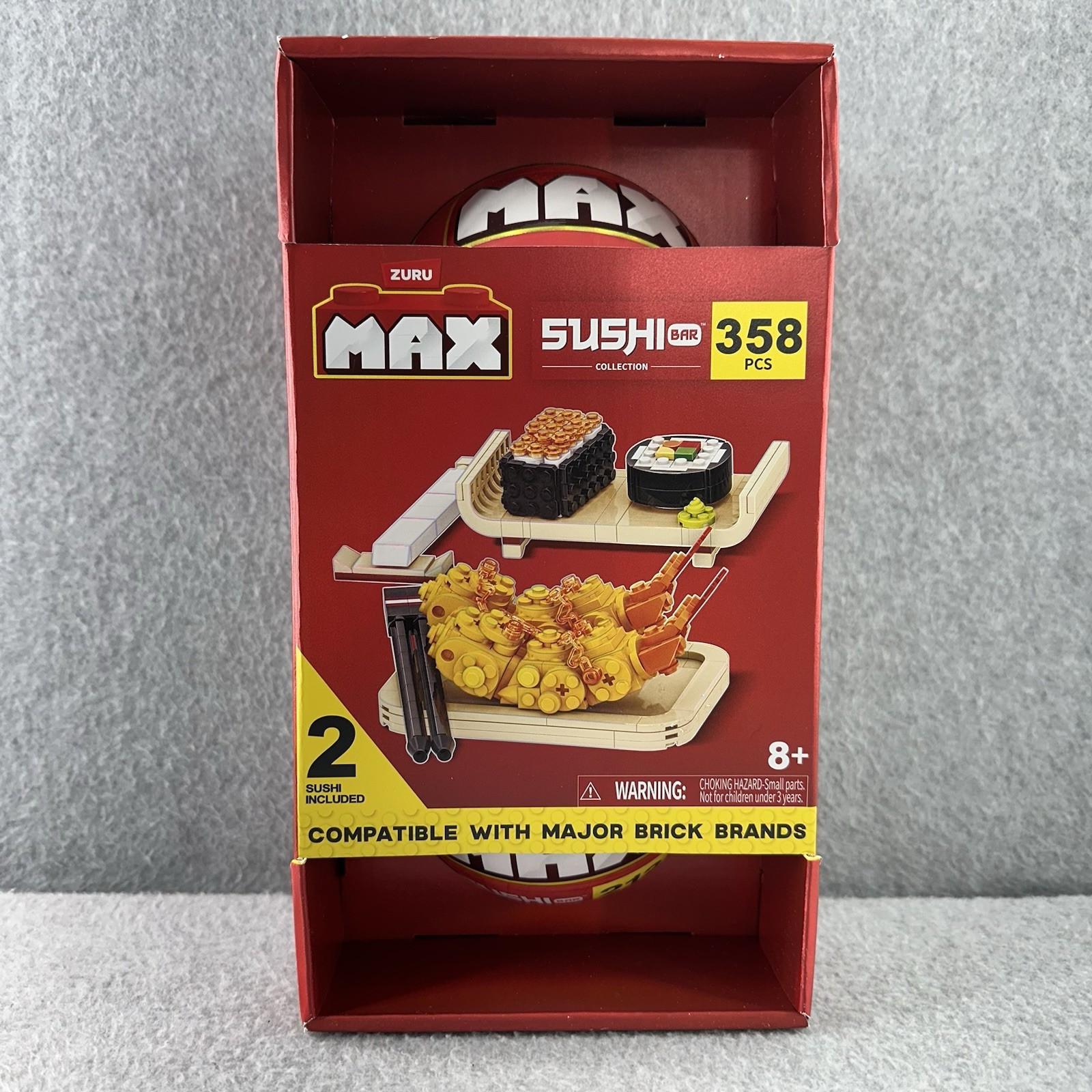 Zuru MAX Premium Sushi Bar Collection 358 Pieces Shrimp Chopsticks Rice 2pk Set Zuru MAX Premium Sushi Bar Collection 358 Pieces Shrimp Chopsticks Rice 2pk Set