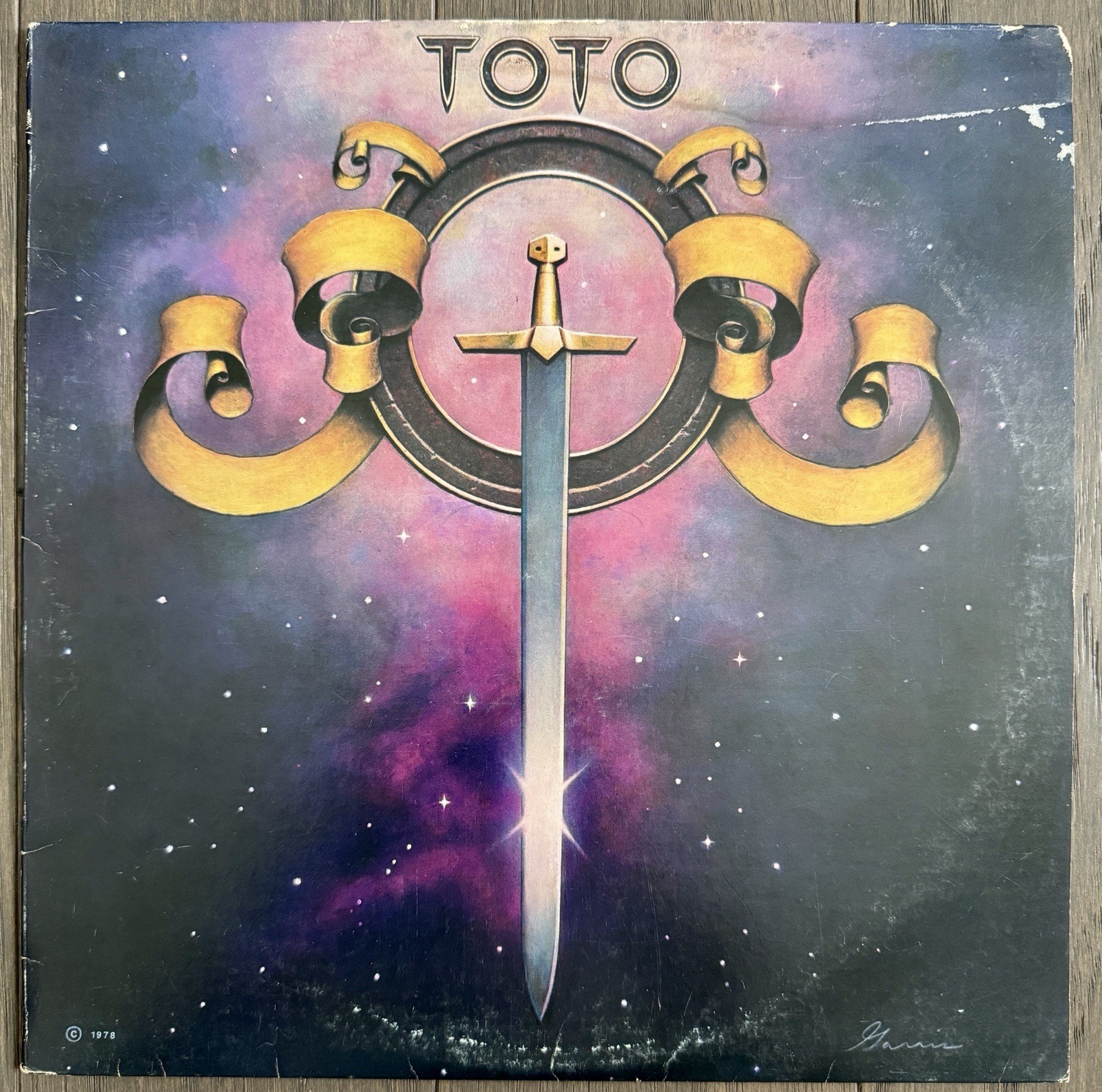 Toto LP 1978 Columbia JC 35317 Vinyl VG / Cover VG+ Debut