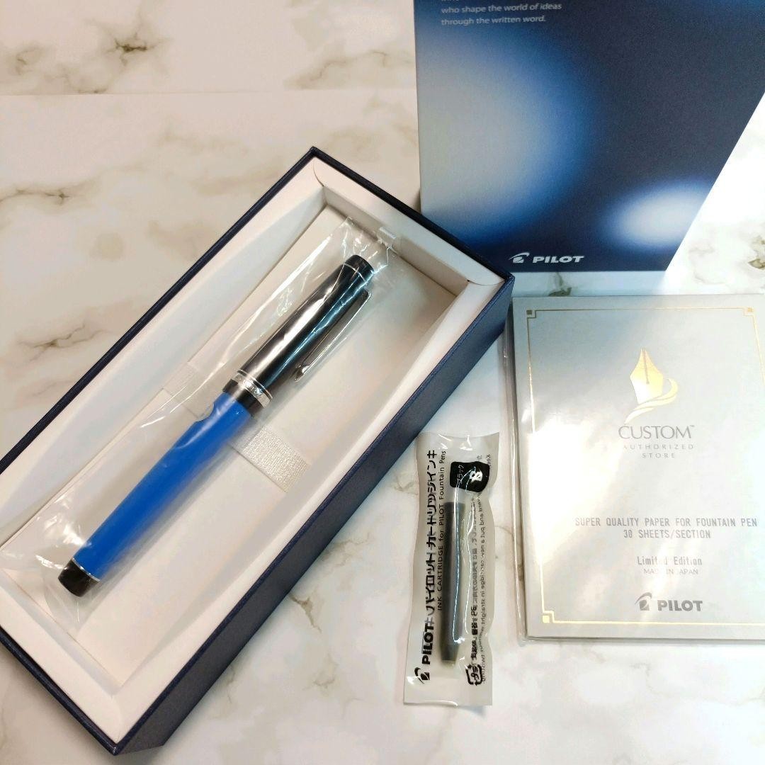 PILOT Custom Heritage 91 Marine Blue 2020 Limited 14K F Nib Fountain Pen JAPAN